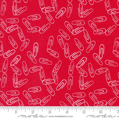 Back To School for Moda - Paper Clips on Apple 520896-14