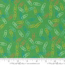 Back To School for Moda - Paper Clips on Grass 520896-17
