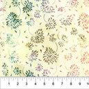 Banyan Batiks - Fragrant for Northcott - 83130-12 Ivory Pressed Flowers