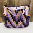 Bargello Bag - SAMPLE - FINISHED - 15" L x 14" H x 6" W