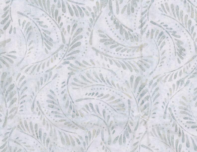 Batavian Batiks by Wilmington Batiks - Ferns Cream/Blue 22277-149
