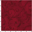 Beautiful Backing 108" by Maywood Studio - Elegant Scroll - Crimson Red MASQB100-R