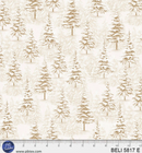 Believe - P&B Textiles - Packed Trees Cream - 5817 E