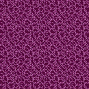 Believe in Unicorns by Benartex - Interlocking Rings Dk Magenta 10392-28B