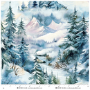 Beyond The Pines - Henry Glass - Blue Spruce Multi 3687-76