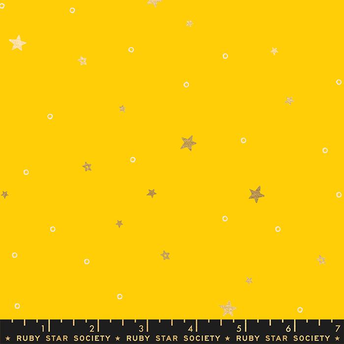 Birthday by Ruby Star Society for Moda - Sunshine Metallic 2049M-15