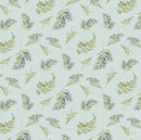 Blessed by Nature - Wilmington Prints - Fern Toss Blue - 17812-477