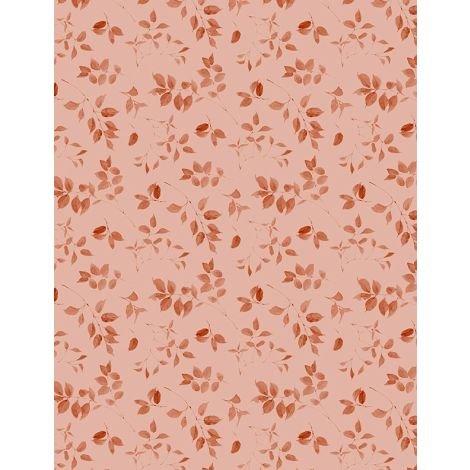 Blessed by Nature - Wilmington Prints - Peach Leaf Toss - 17814-880