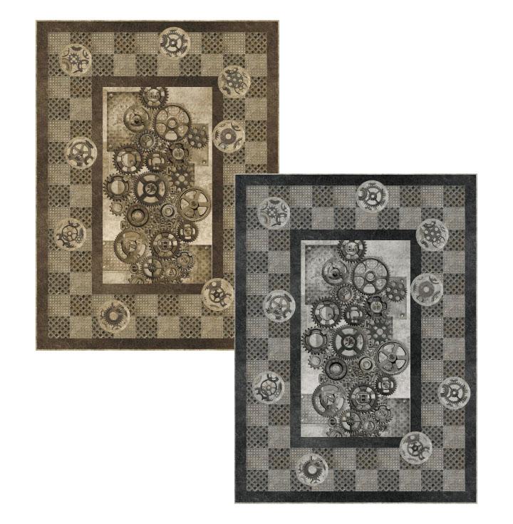 Blocks & Wheels Panel PATTERN by Ladeebug Design (44" x 60") PTN2850