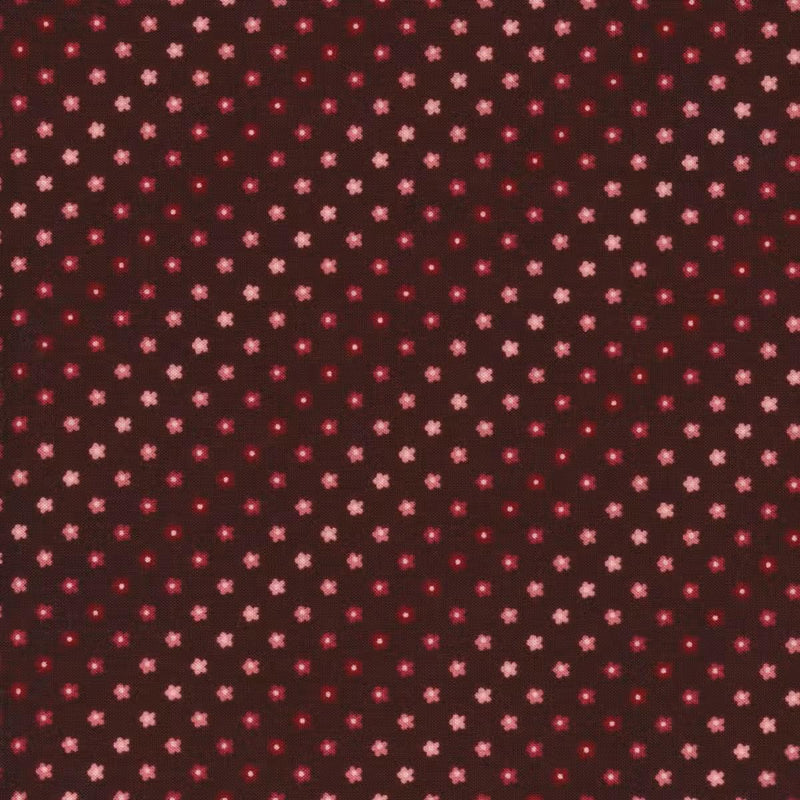 Blushing Blooms by Wilmington -  Red Tiny Floral - 98736-333