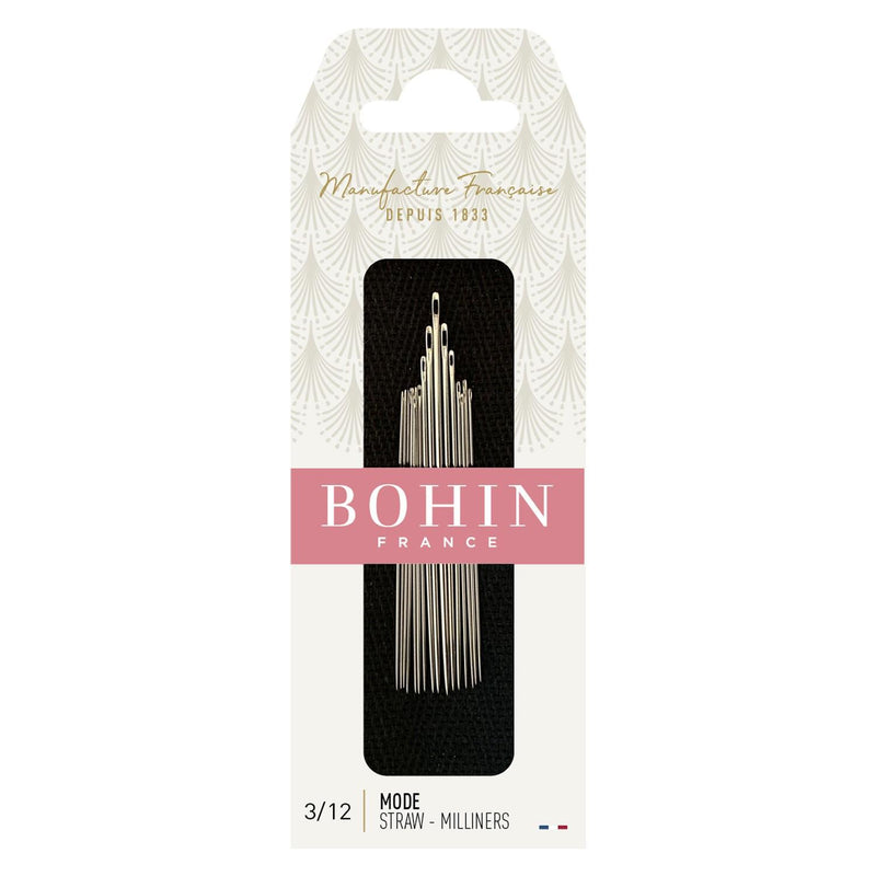 Bohin Assort Hand Needles - 3/12 Milliners - 15pc - A31F