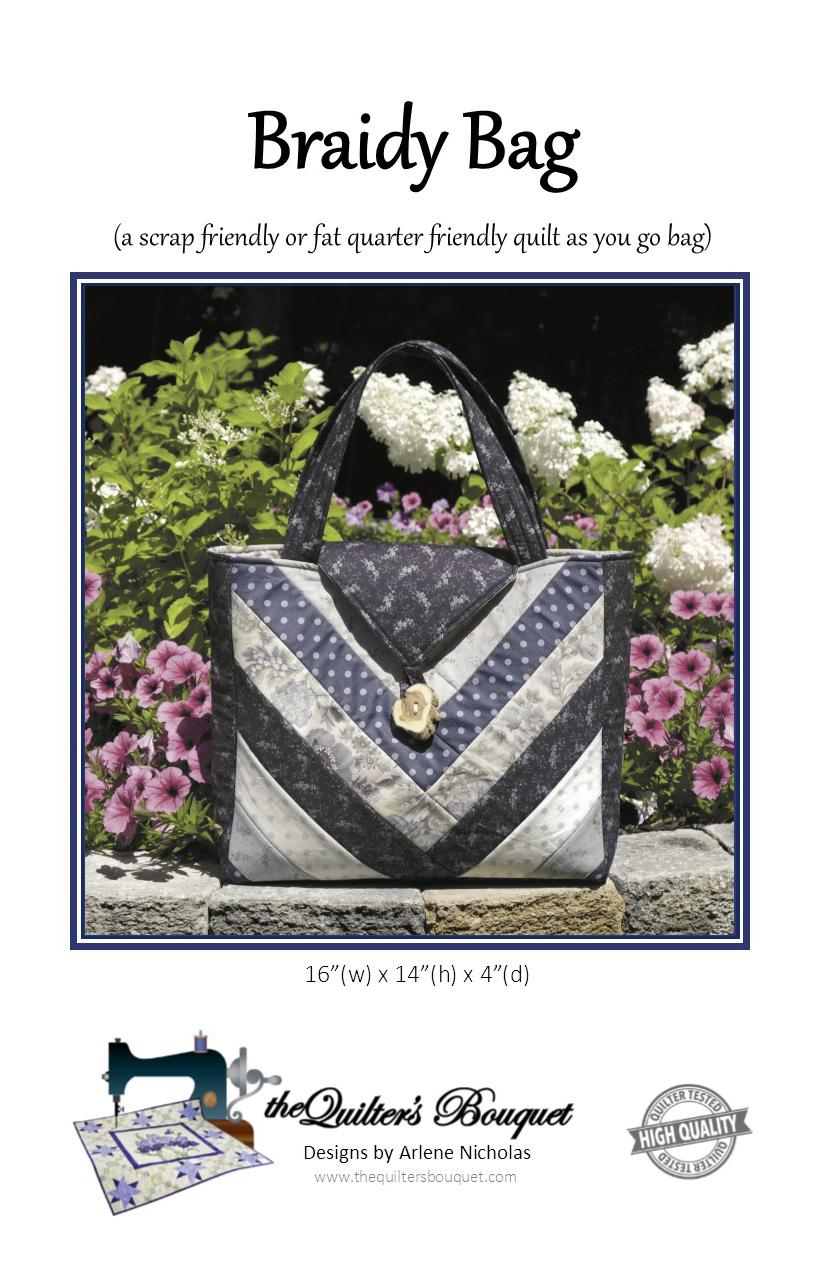 Braid Bag Pattern Braidy Bag PATTERN by Quilter's Bouquet