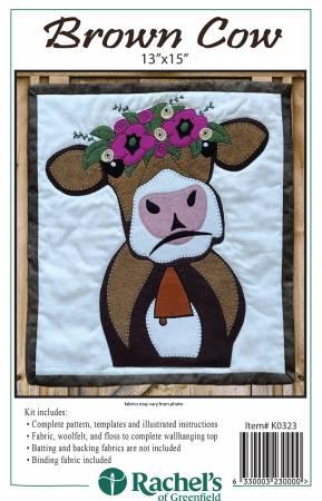 Brown Cow by Rachel's of Greenfield - Wall Quilt  - RK0323