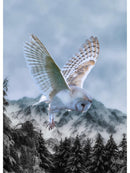 Call of the Wild - Hoffman PANEL - 31"x42.5" - Powder Blue Owl X5571H-707