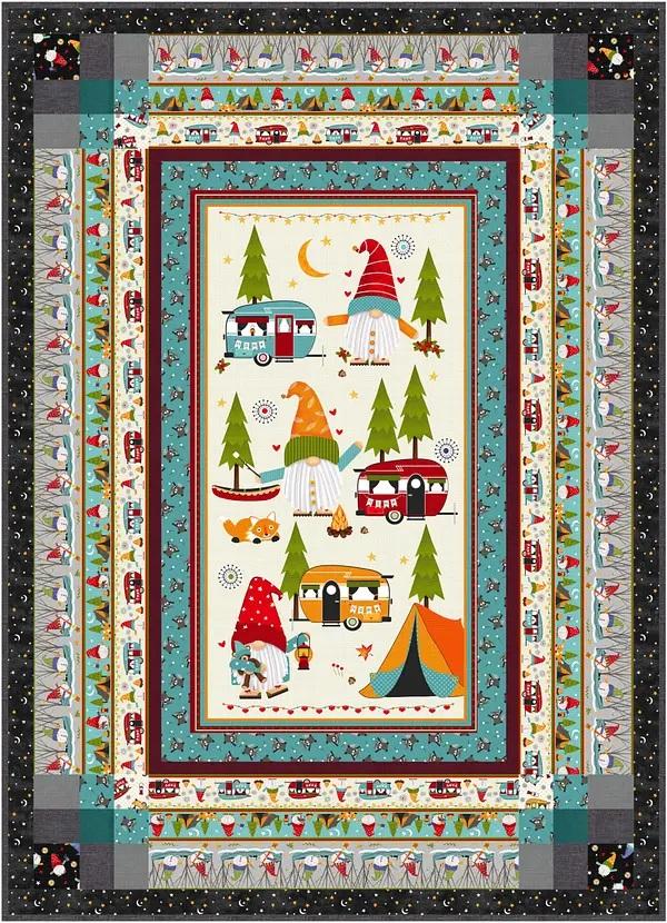 Campy Quilt KIT - 52" x 72" - includes binding