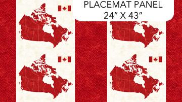 Canadian Classics 3 - Northcott - PANEL - CANVAS CANVAS PLACEMAT (4) - C28777-11