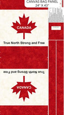 Canadian Classics 3 - Northcott - PANEL - CANVAS TOTE BAG - Cream C28775-11