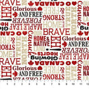 Canadian Classics 3 - Northcott - Words Cream - 28779-11