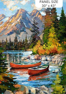 Canoe Lake - PANEL - Northcott 30"x43"  DP29230-44
