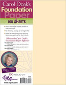 Carol Doak's Foundation Paper - 8.5" X 11" - 100 Sheets