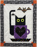 CatBOOccino Quilt SAMPLE - PIECED TOP 24" x 30" incl binding