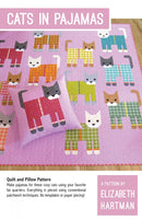 Cats in Pajamas Pattern by Elizabeth Hartman (multi sizes) EH074