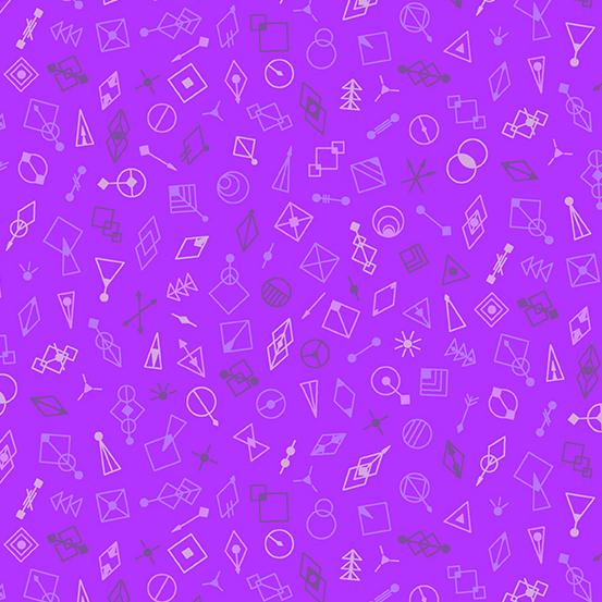 Century Prints - Deco Glo II by Giucy Giuce - Elderberry CS787-P