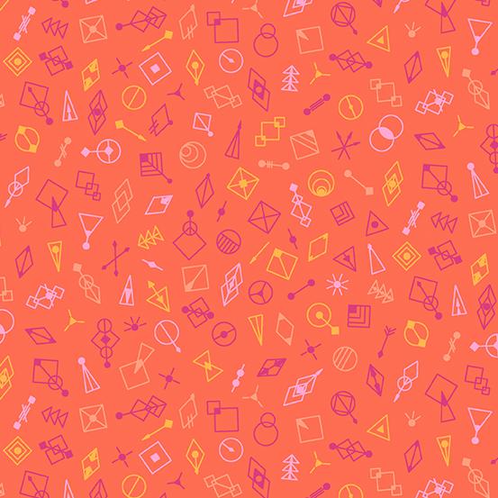 Century Prints - Deco Glo II by Giucy Giuce - Persimmon CS787-O