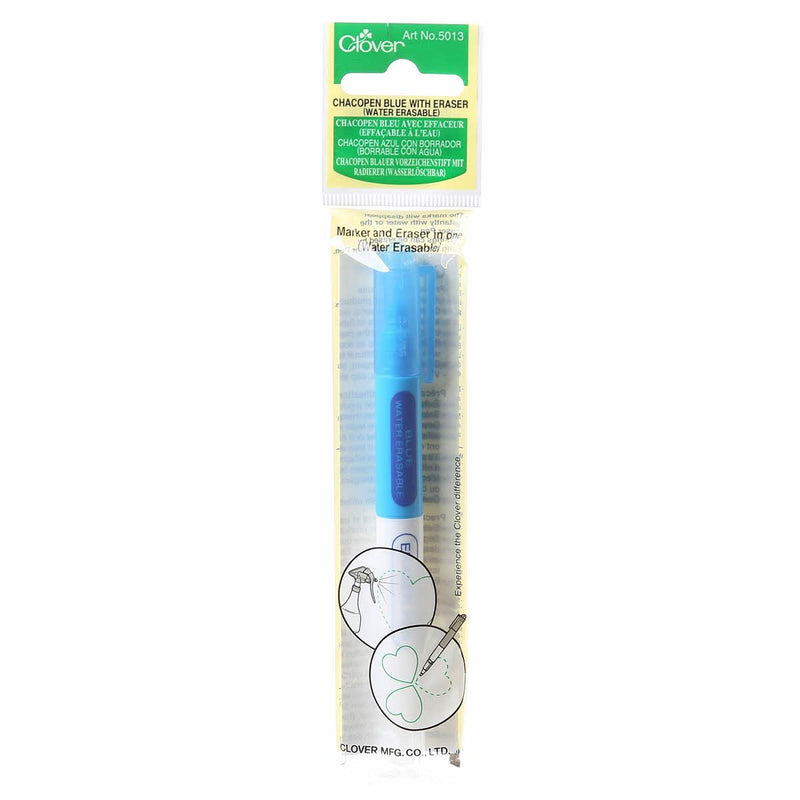 Chaco Pen Blue w/Eraser by Clover - Water Soluble