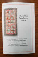 Charm Stars Table Runner - PATTERN  24" x 48"
