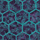 Chromatic by Island Batik - Purple Hexies 612303470