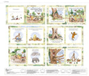 Classic Winnie - Book PANEL - Studio E - 36" x 43" - Brown/Green 8729BP-36