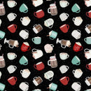 Cocoa Sweet - Wilmington Prints - Mug Toss Black - 3017-27674-973
