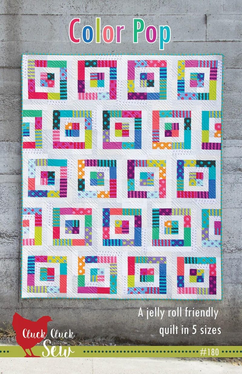 Color Pop Quilt PATTERN by Cluck Cluck Sew (5 Sizes) CCS180