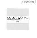 Colorworks Premium Charm Pack - Chips Superwhite 5"x5" 42 pc CCWWT42-10