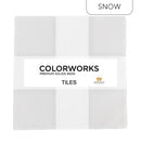 Colorworks Premium Layer Cake - Tiles - Snow 10"x10" 42 pc TCWSW42-10