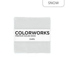 Colorworks Premium Solids - Charm Pack - Chips Snow 5"x5" 42 pc CCWSW42-10