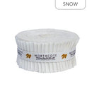 Colorworks Premium Solids - Jelly Roll - Snow 2.5" Strips x 40pc SCWSW40-10