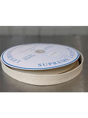 Cotton Webbing 25mm -  Beige 724-002 (sold by metre)