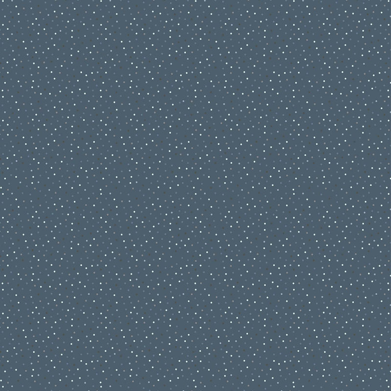 Country Confetti by Poppy Cotton - Blue Ribbon Dk Blue CC20186