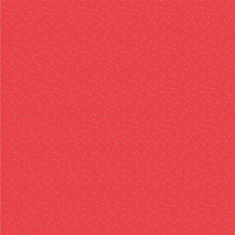 Country Confetti by Poppy Cotton - Flamingo Coral CC20195