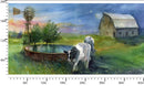 Country Living by John Keeling for 3 Wishes - 24" Night On The Farm Panel 21684-PNL