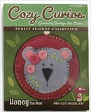 Cozy Curios - Honey The Bear - by Wonderfil (Pre-cut Wool Kit)