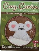 Cozy Curios - Squeak the Mouse - by Wonderfil (Pre-cut Wool Kit)