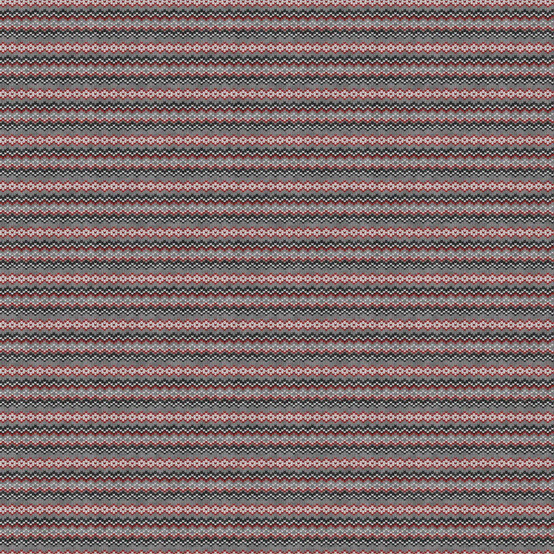 Cozy Up FLANNEL by Northcott - Knit Stripe on Charcoal Multi F25276-96