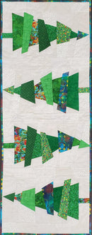 Crazy Christmas Trees FINISHED - TABLERUNNER 16.5" x 43.5"