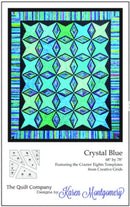 Crystal Blue Quilt PATTERN - by The Quilt Company - 68" x 78"
