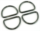 D-Rings 1.5"- 4PACK-  Gunmetal - Emmaline Bags