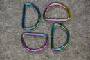 D Ring 1.25" (4pc) by Pam Damour - Iridescent