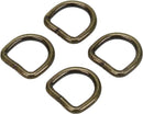 D Ring 3/4" - Antique Brass - Single D Ring